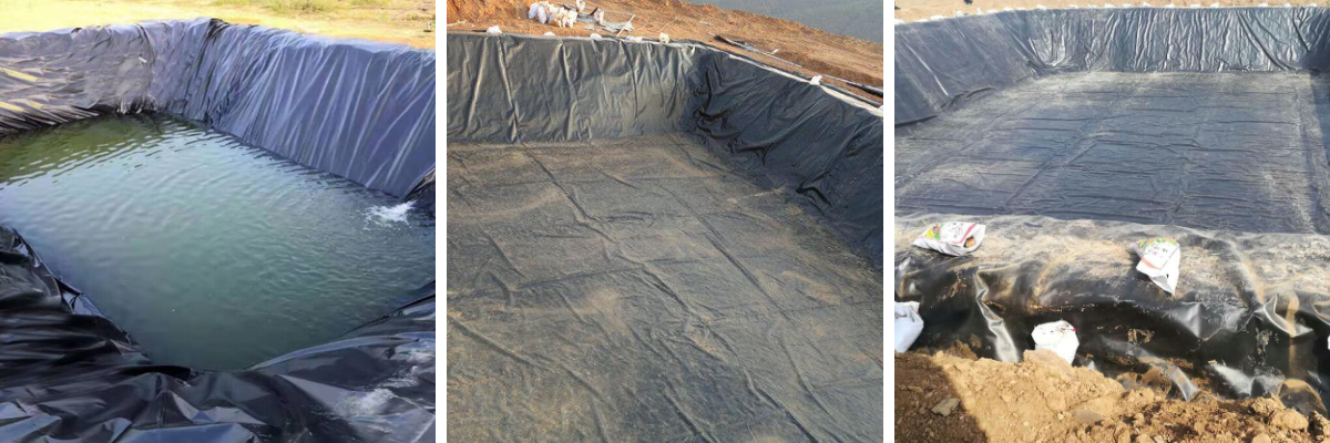 I. What Is an HDPE Geomembrane Pond Liner?  An HDPE geomembrane pond liner is a high-density polyethylene membrane used to prevent water seepage, protect soil, and ensure long-term pond stability. It is widely applied in aquaculture ponds, irrigation reservoirs, industrial containment basins, and environmental protection projects. Known for its strength, impermeability, and UV resistance, an HDPE geomembrane pond liner has become the preferred waterproofing solution for modern pond construction.  1. Why HDPE Is the Industry Standard  HDPE is valued for its combination of mechanical strength, chemical resistance, and long service life. Its molecular structure enables high tensile strength, excellent puncture resistance, and minimal environmental degradation. These characteristics make HDPE geomembrane pond liners reliable for both small-scale and large-scale water containment systems.  2. Core SEO Keywords Included  To support Google search visibility, the content incorporates key phrases such as “HDPE geomembrane pond liner,” “pond waterproofing,” “geomembrane liner,” “HDPE pond liner,” and “water containment membrane.”  II. Key Performance Advantages of HDPE Geomembrane Pond Liners 1. Superior Mechanical Strength  HDPE geomembrane pond liners are engineered to withstand high tensile stress and heavy operational loads. Their mechanical performance enables reliable long-term stability, even in demanding environments.  (1) Mechanical Performance Table (Typical ASTM D6693 Data) Property	Typical Range	Test Standard	Description Tensile Strength at Yield	14–30 MPa	ASTM D6693	Ensures resistance to stretching and deformation Tensile Strength at Break	20–40 MPa	ASTM D6693	Indicates maximum load-bearing capability Elongation at Break	500–900%	ASTM D6693	High flexibility prevents cracking Tear Resistance	250–430 N	ASTM D1004	Protects against tearing during installation  These performance ranges show why HDPE geomembrane pond liners are chosen for ponds requiring structural stability.  2. Outstanding Waterproofing and Low Permeability  One of the defining features of an HDPE geomembrane pond liner is its extremely low permeability.  (1) Water Permeability Comparison Material	Typical Permeability Coefficient	Waterproofing Level HDPE Geomembrane	≤ 1 × 10⁻¹³ cm/s	Excellent Clay Liner	1 × 10⁻⁷ to 1 × 10⁻⁹ cm/s	Moderate Compacted Soil	1 × 10⁻⁵ to 1 × 10⁻⁶ cm/s	Fair  HDPE geomembrane achieves near-zero seepage, making it ideal for aquaculture, agricultural ponds, and water conservation systems.  3. Chemical Resistance for Industrial and Agricultural Use  HDPE geomembrane pond liners are widely used in mining, wastewater containment, and agriculture due to their excellent chemical resistance.  (1) Chemical Compatibility Overview Chemical Type	Compatibility with HDPE	Notes Acids	High	Resistant to common acidic environments Alkalis	High	Maintains stability in alkaline ponds Salts	High	Ideal for seawater and brackish water aquaculture Hydrocarbons	Moderate to High	Depends on specific compound and concentration  This makes HDPE pond liners suitable for long-term exposure to varied chemical conditions.  4. UV and Aging Resistance for Outdoor Installations  HDPE geomembrane pond liners contain carbon black—usually 2–3%—to provide UV stabilization. This prevents solar degradation and ensures durability in exposed outdoor settings.  (1) UV Resistance Data (Typical Values) Property	Typical Range	Description Carbon Black Content	2–3%	Enhances long-term UV stability Carbon Black Dispersion	ASTM D5596 Approved	Ensures even protection Weathering Resistance	> 20 years (exposed)	Based on global outdoor durability data  These characteristics ensure reliable performance in ponds exposed to intense sunlight.  III. Applications of HDPE Geomembrane Pond Liners 1. Aquaculture and Fish Farming  HDPE geomembrane pond liners provide a clean, stable, and non-toxic environment for aquaculture systems. Their smooth surface reduces bacterial growth, improves water quality control, and prevents soil contamination.  (1) Benefits for Aquaculture  Prevents seepage and maintains stable water levels  Reduces disease risk from soil pathogens  Improves cleaning efficiency and pond hygiene  Supports higher stocking density due to improved water retention  2. Agricultural Irrigation Ponds  In farming, water conservation is essential. HDPE geomembrane pond liners reduce water loss and help maintain consistent irrigation supply.  (1) Agricultural Use Advantages  Minimizes seepage loss  Stabilizes water storage capacity  Works with both freshwater and nutrient-rich solutions  Suitable for farm ponds, canals, and reservoirs  3. Mining and Industrial Water Management  HDPE pond liners are widely used in industrial containment and mining projects, especially where chemical exposure is expected.  (1) Industrial Applications Table Application Area	HDPE Benefits Process Water Ponds	Chemical resistance and structural stability Wastewater Ponds	Prevents seepage into surrounding soil Leachate Containment	Reliable barrier for environmental protection Slurry Ponds	High puncture resistance supports heavy loads 4. Residential and Landscaping Ponds  HDPE geomembrane pond liners are increasingly used for landscape ponds, garden water features, and decorative reservoirs due to their flexibility and long lifespan.  IV. How to Choose the Right HDPE Geomembrane Pond Liner 1. Selecting the Appropriate Thickness  Different projects require different liner thicknesses.  (1) Thickness Selection Guide Thickness	Typical Use Case 0.50 mm	Small decorative ponds, landscaping 0.75 mm	Light-duty farm ponds, garden ponds 1.00 mm	Aquaculture ponds, irrigation reservoirs 1.50 mm	Industrial ponds, chemical containment 2.00 mm	Mining applications, heavy-duty containment  Choosing the correct thickness ensures durability, stability, and service life.  2. Evaluating Installation Environment  Factors to consider include:  Soil condition and smoothness  UV exposure level  Chemical environment  Temperature fluctuations  Expected load from water depth or machinery  3. Ensuring Quality Standards  A reliable HDPE geomembrane pond liner should meet the following standards:  ASTM D638 for tensile strength  ASTM D1004 for tear resistance  ASTM D4833 for puncture resistance  GRI GM13 for general HDPE geomembrane specifications  V. Conclusion  An HDPE geomembrane pond liner is one of the most reliable and cost-effective waterproofing solutions for ponds across aquaculture, agriculture, industry, and landscaping. Its high strength, exceptional impermeability, UV resistance, and long-term durability make it a superior choice for modern water containment. By understanding material specifications, performance data, and application requirements, users can select the best HDPE geomembrane pond liner to ensure long-lasting pond protection and efficient water management..jpg