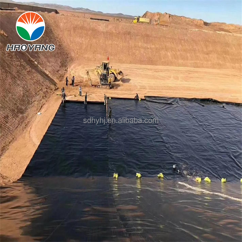 แผ่น Geomembrane HDPE หนา 1.5 มม. สำหรับหลุมฝังกลบ