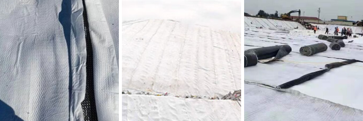 ตาข่ายระบายน้ำคอมโพสิต 220g/6.0mm/220g