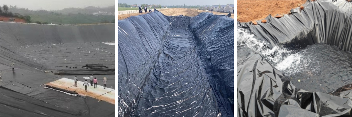 แผ่นกันซึม PVC หนา 0.75 มม.