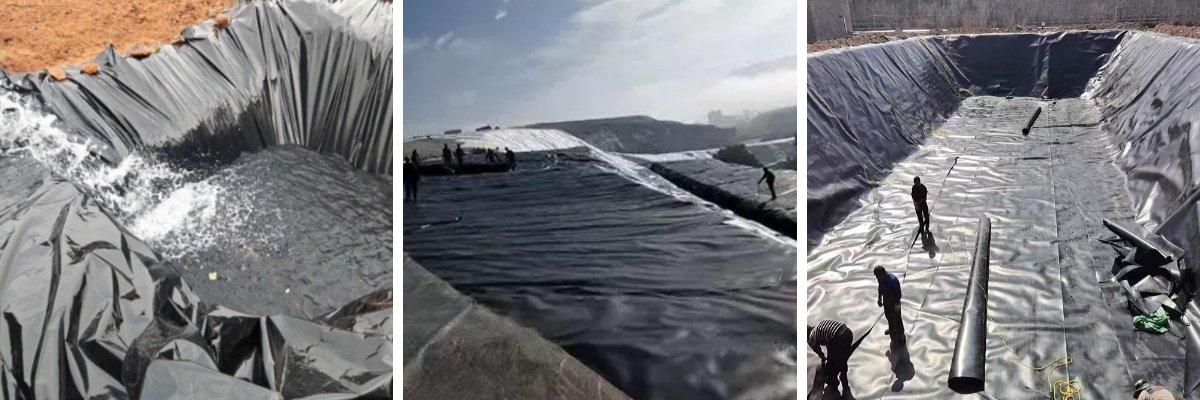 แผ่นซับเมมเบรน HDPE หนา 40 มิล