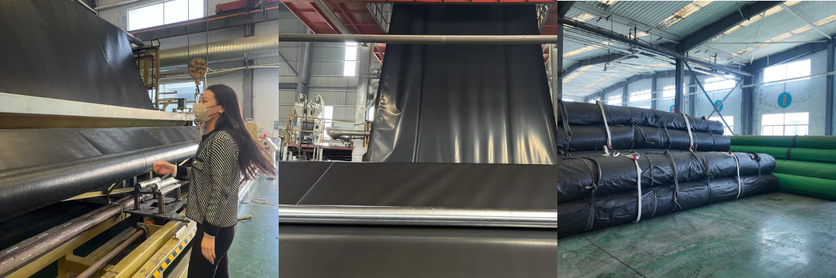 غشاء أرضي من البولي إيثيلين عالي الكثافة (HDPE) من هاويانغ البيئية
