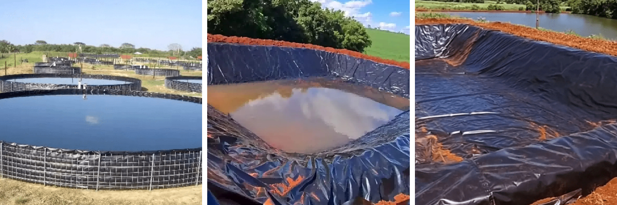 Black PVC Geomembrane