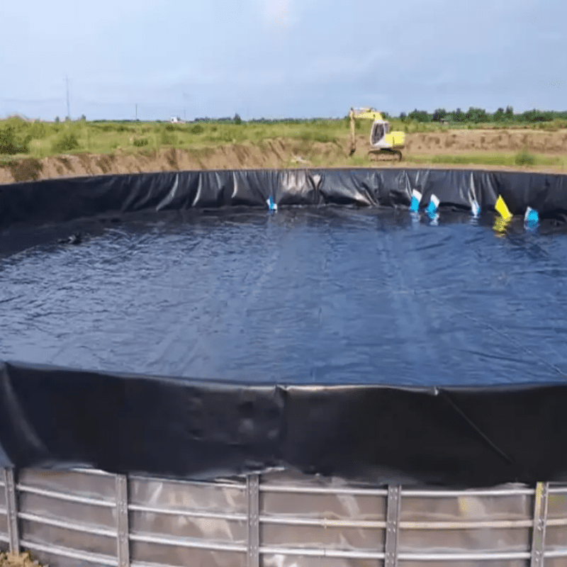 แผ่นกันซึม HDPE หนา 0.3 มม.