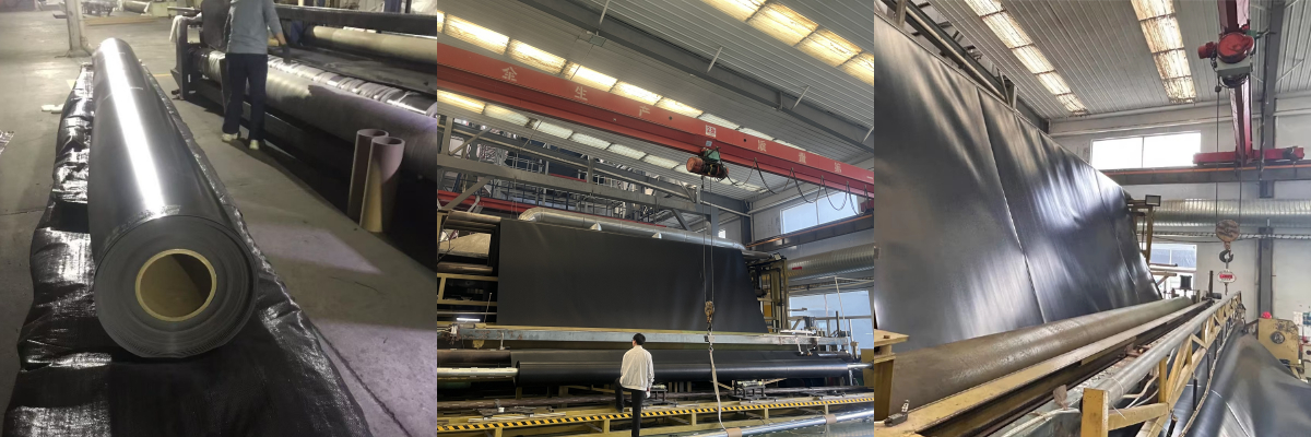 Revestimento HDPE de 40 mils Revestimento HDPE de 40 mils