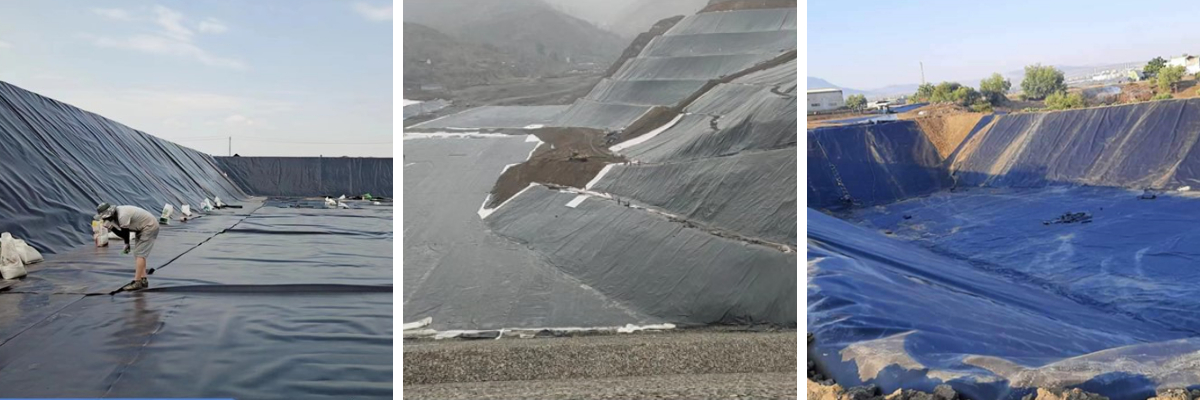 Géomembrane en PEHD pour décharges