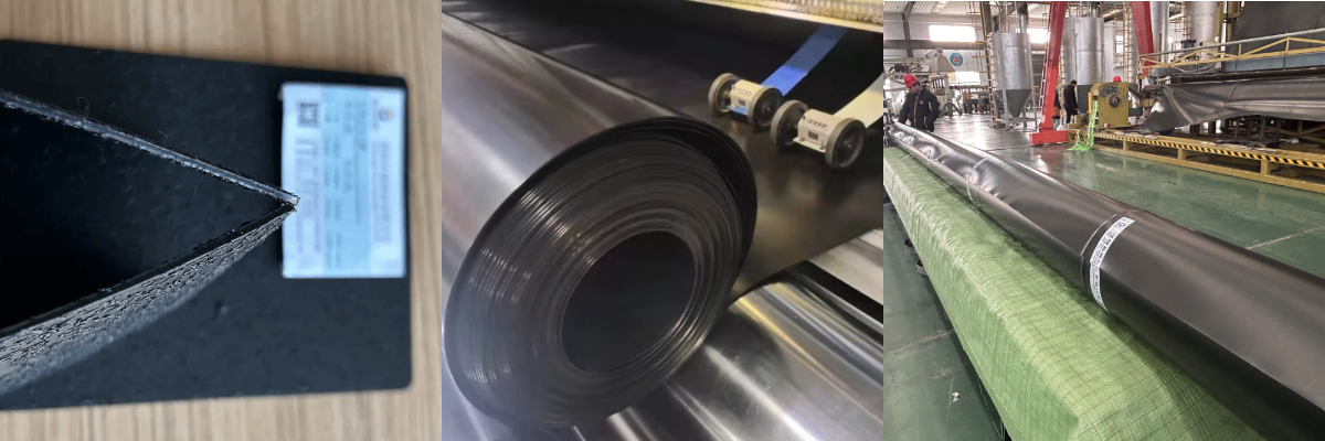 Géomembrane en PEHD de 1,5 mm