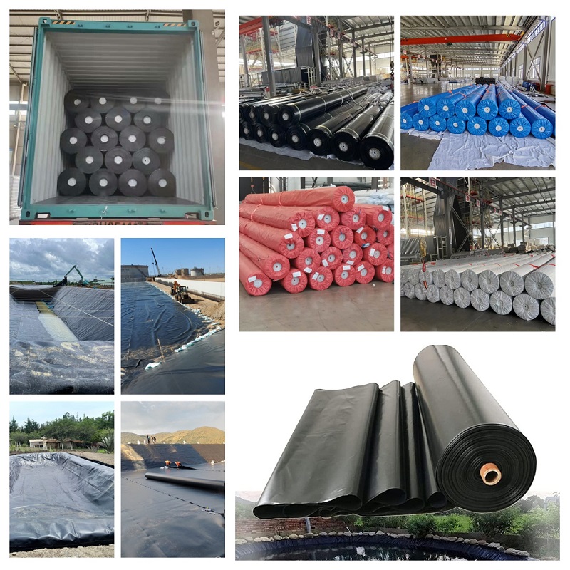 แผ่นกันน้ำ HDPE หนา 1 มม.