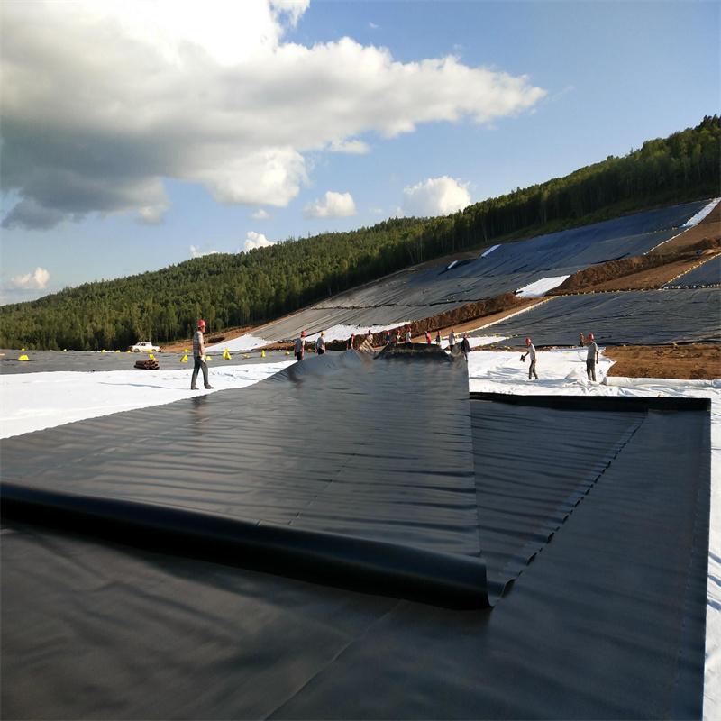 Géomembrane en polyéthylène haute densité